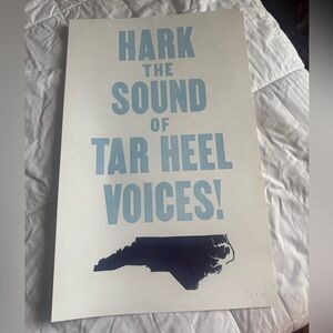 Old Try Tar Heel Voices Poster